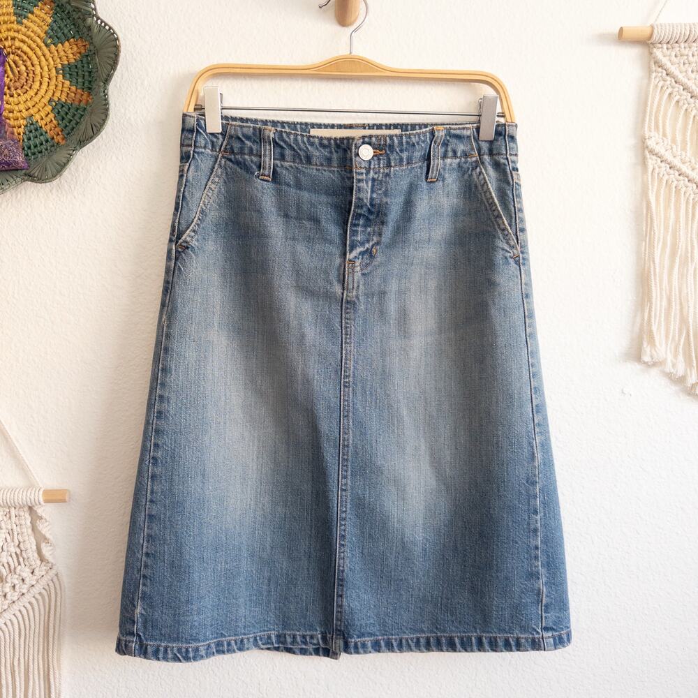 GAP Jeans Blue Denim Skirt Size 4